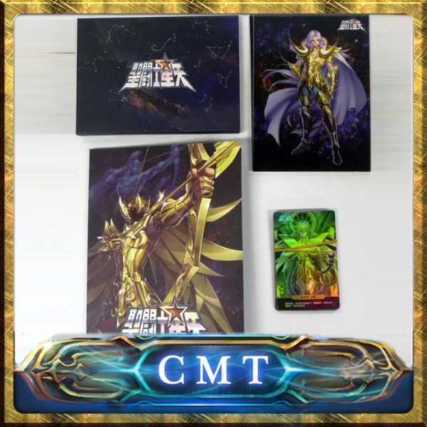 Saint Seiya - 30th Anniversary Commemorative 12 Gold Flash Card / 12 Gold Postcard 